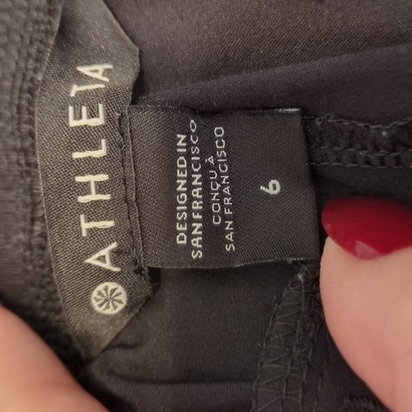 Athleta black Brooklyn mid rise relaxed slim straight leg ankle pant - Picture 13 of 16